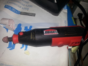 Rotary tool, works, comes with grinding bit pictured